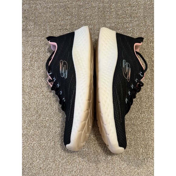 SKECHERS Women's 9 Lite Foam Lightweight Air-Cooled Running Sneaker Shoes Black - Picture 8 of 12